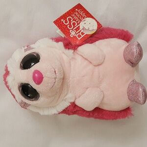 Russ Berrie Lil Peepers Plush Collectible Electra Hedgehog PINK 6-7 inches